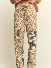 Load image into Gallery viewer, J. NNA - Leopard &amp; Camouflage Print Pants
