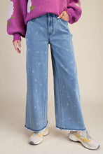 Load image into Gallery viewer, Easel - Bow Printed Stretch Denim Pants
