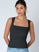 Load image into Gallery viewer, NIKIBIKI - Clean Line Square Shirred Top
