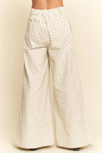 Load image into Gallery viewer, Davi &amp; Dani - White Dot Washed Bottom Pants
