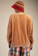 Load image into Gallery viewer, Easel - Puppy Graphic Washed Terry Pullover
