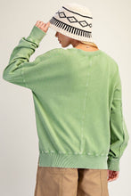 Load image into Gallery viewer, Easel - Puppy Graphic Washed Terry Pullover
