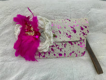 Load image into Gallery viewer, A Rare Bird - Clutch Crossbody- Pink and Cream
