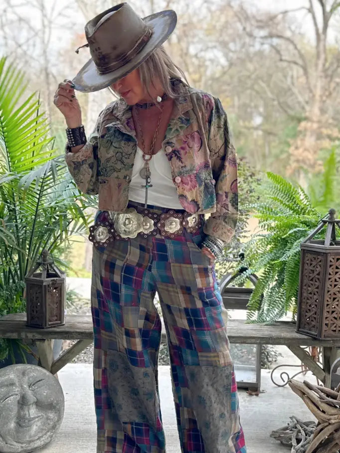 Jaded Gypsy - Plum Right Pants