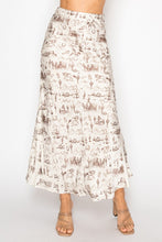 Load image into Gallery viewer, Origami - Long Satin Skirt - Old West
