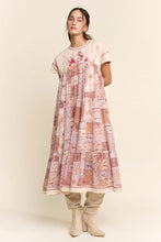 Load image into Gallery viewer, Davi &amp; Dani - Angel Printed French Terry Top Bottom Midi Dress
