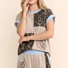Load image into Gallery viewer, Davi &amp; Dani - Tiger Leopard Patchwork Set
