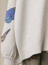 Load image into Gallery viewer, HCB - Butterfly Print Knit Cardigan
