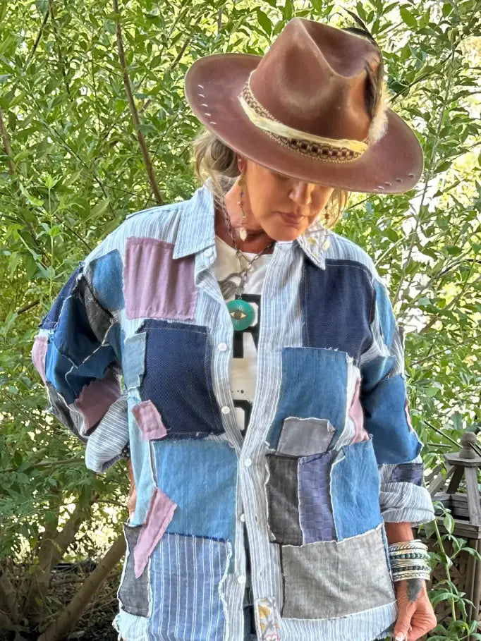 Jaded Gypsy - Patched in Dreams Top