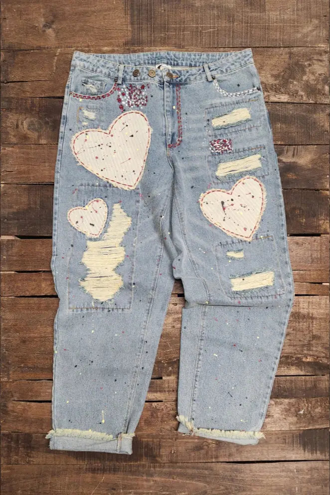 Jaded Gypsy - Full Hearts Jeans