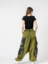 Load image into Gallery viewer, HCB - Cargo Trouser, Cotton Stonewashed Harem Pants
