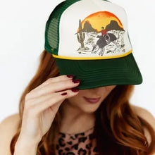 Load image into Gallery viewer, Cowboy Armadillo Trucker Hat
