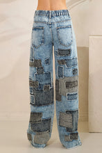 Load image into Gallery viewer, Oli &amp; Hali - MULTI SQUARE PATCHES STRAIGHT JEANS
