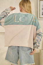 Load image into Gallery viewer, Oli &amp; Hali - WASHED STRIPES DETAIL RAW EDGE PULLOVER
