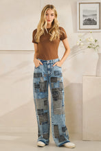 Load image into Gallery viewer, Oli &amp; Hali - MULTI SQUARE PATCHES STRAIGHT JEANS
