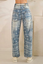 Load image into Gallery viewer, Oli &amp; Hali - WASHED PAISLEY PATCH PRINT DENIM
