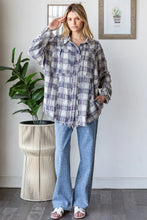 Load image into Gallery viewer, Oli &amp; Hali - WASHED PLAID MIXED BUTTON DOWN SHIRT TOP
