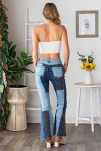 Load image into Gallery viewer, Oli &amp; Hali - WASHED DENIM MULTI COLOR COLOR BLOCK JEANS
