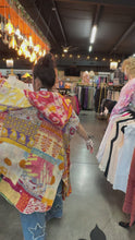 Load and play video in Gallery viewer, Jaded Gypsy  - Kantha Sunrise Kimono
