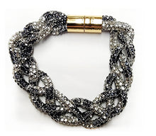 Load image into Gallery viewer, Sparkle Allure Rhinestone Magnetic Bracelet
