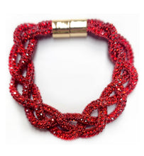 Load image into Gallery viewer, Sparkle Allure Rhinestone Magnetic Bracelet
