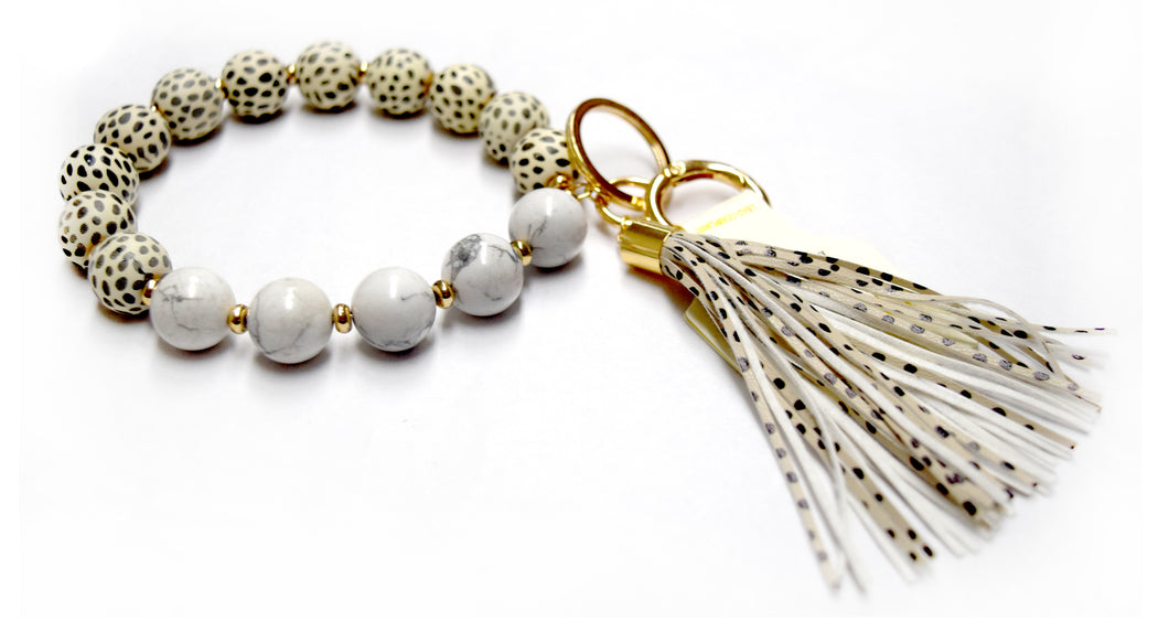 Wristlet Keychain Key Ring Bracelet: