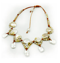Load image into Gallery viewer, HC Handmade Freshwater Pearl Necklace 16" to 18"
