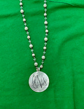 Load image into Gallery viewer, Mother Of Pearl Initial Necklace
